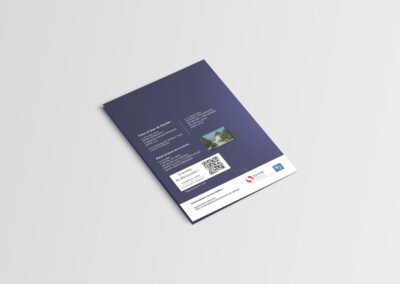 Brochure d'invitation à l'université du Symop, quatrième de couverture